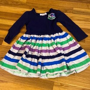 Halabaloo Girl’s Multicolored Striped Dress Size 5